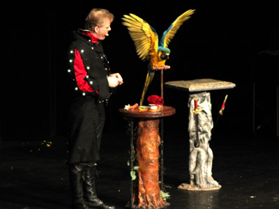 Magicien avec perroquet Hervé Listeur 95